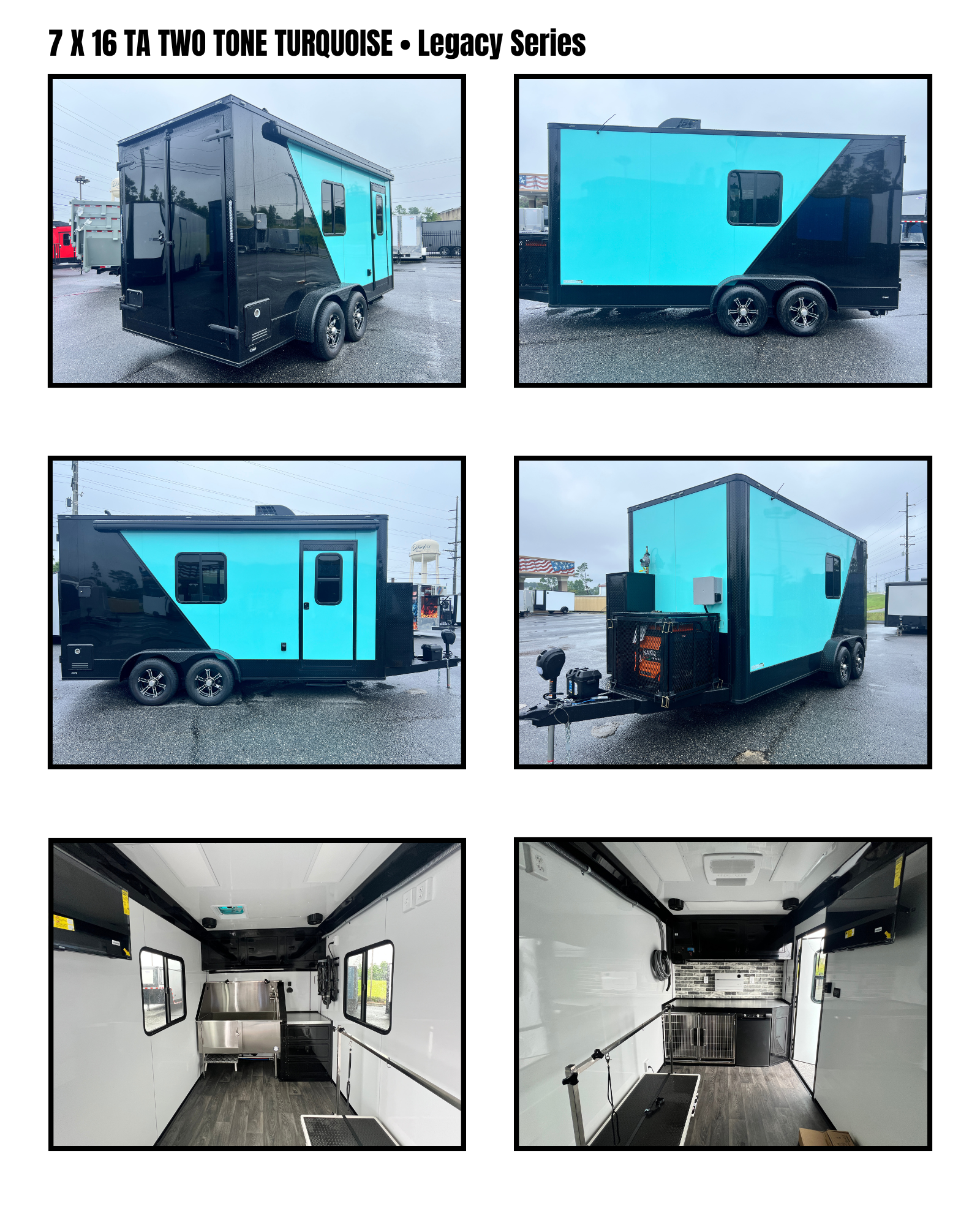 2025 SUPERZOO 7X16 GROOMING TRAILER SPECS & PICS 1
