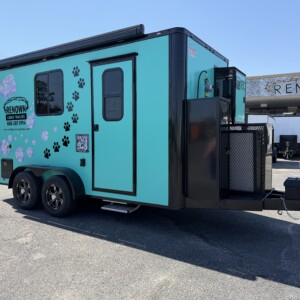 7x14 Legacy Series Mobile Grooming Trailer | GLOBAL PET EXPO SHOW TRAILER