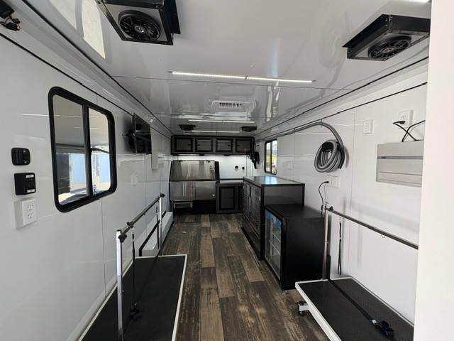 8.5 X 24 TA Luxury Mobile Pet Grooming Trailer with Half Bath - Image 18