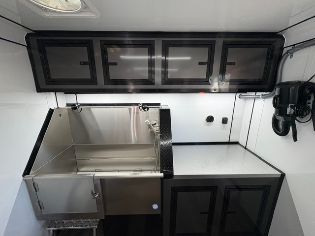 8.5 X 24 TA Luxury Mobile Pet Grooming Trailer with Half Bath - Image 20