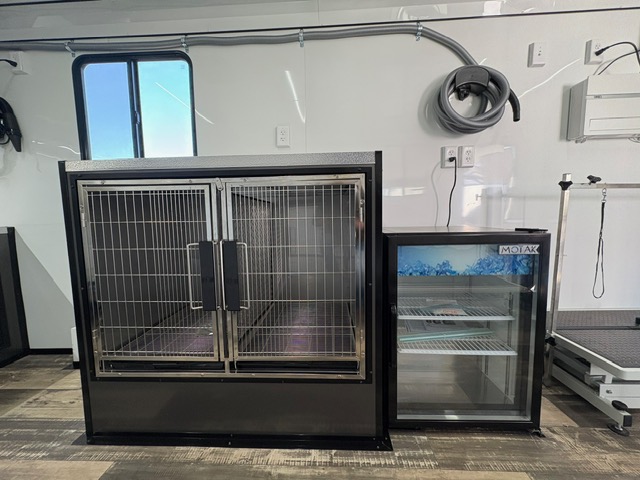 8.5 X 24 TA Luxury Mobile Pet Grooming Trailer with Half Bath - Image 23
