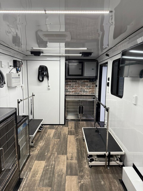 8.5 X 24 TA Luxury Mobile Pet Grooming Trailer with Half Bath - Image 17