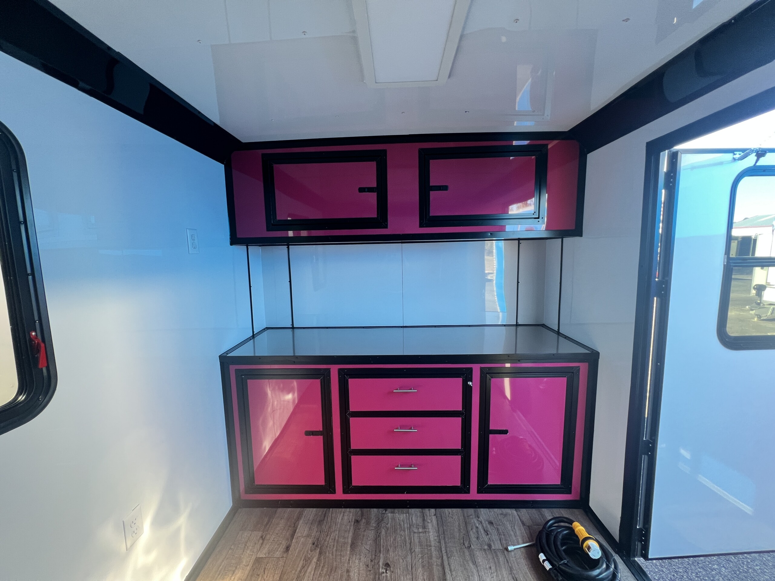 Hot Pink 7x12 Pet Grooming Trailer - Genesis Series - Image 15