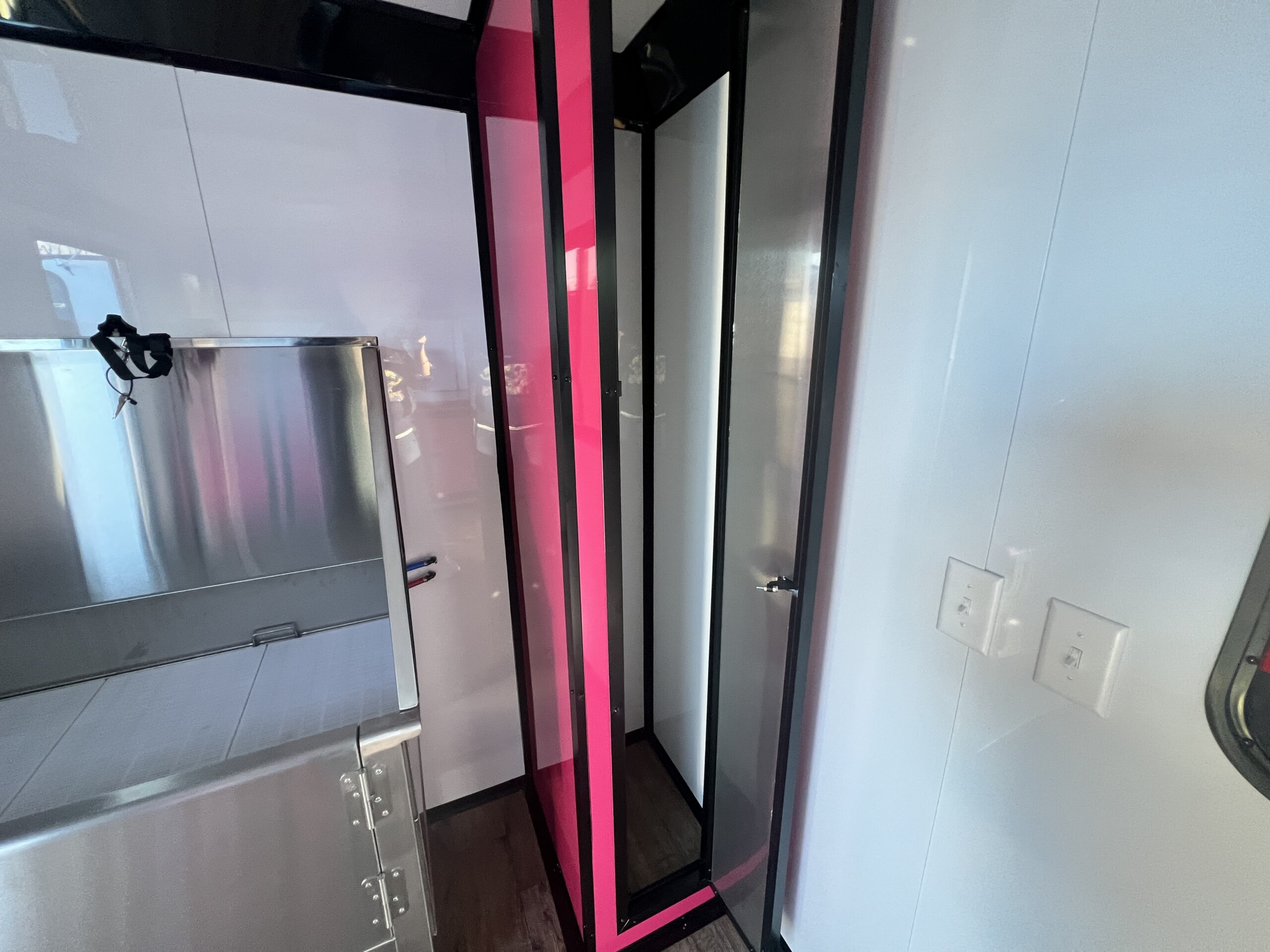 Hot Pink 7x12 Pet Grooming Trailer - Genesis Series - Image 6