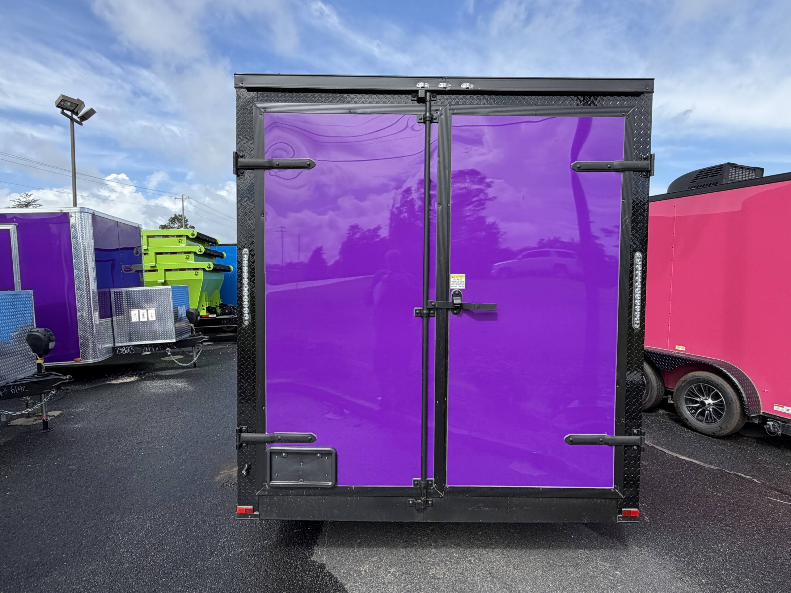 Purple 7x14 Pet Grooming Trailer - Genesis Series - Image 6