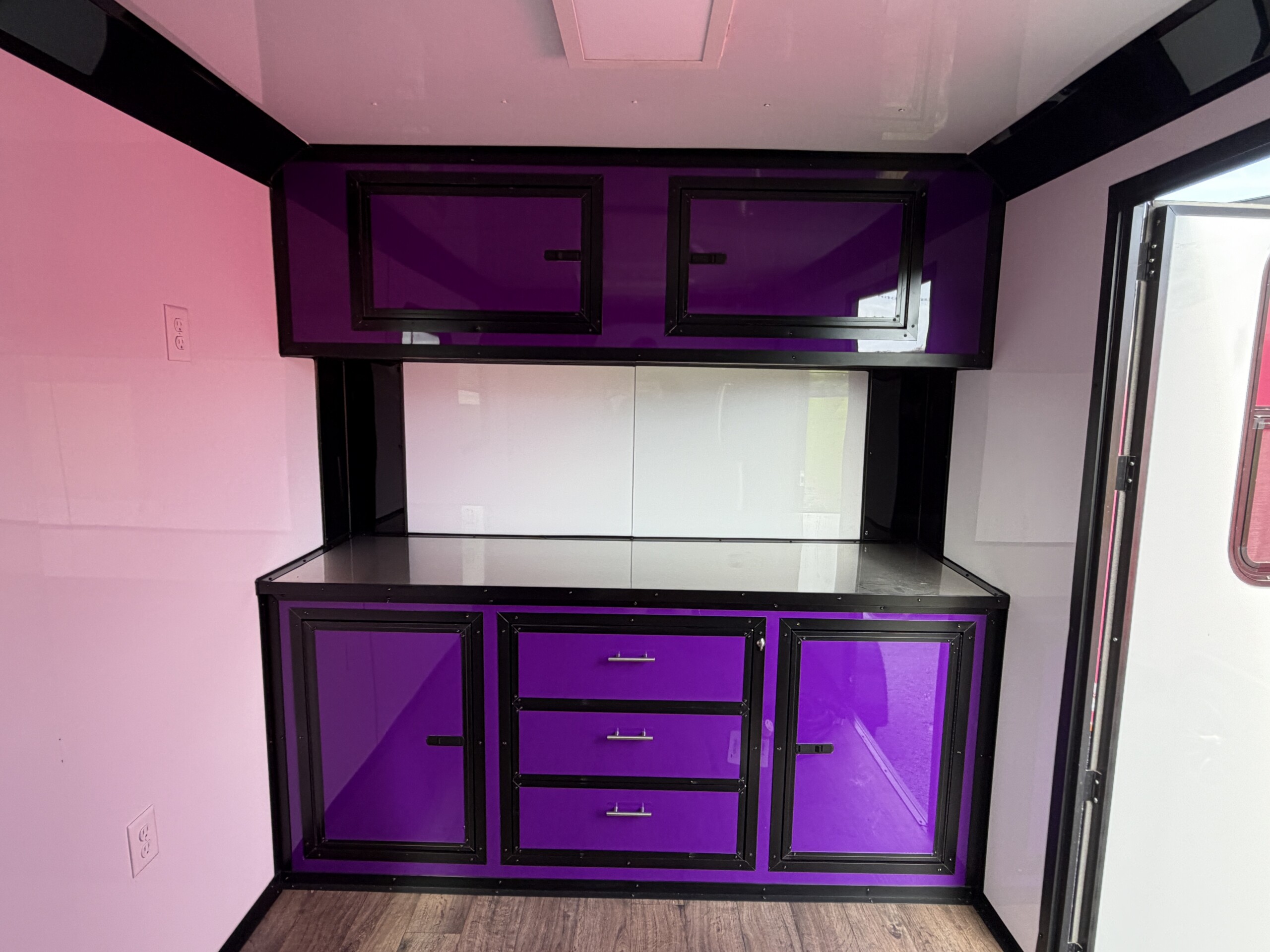 Purple 7x14 Pet Grooming Trailer - Genesis Series - Image 9