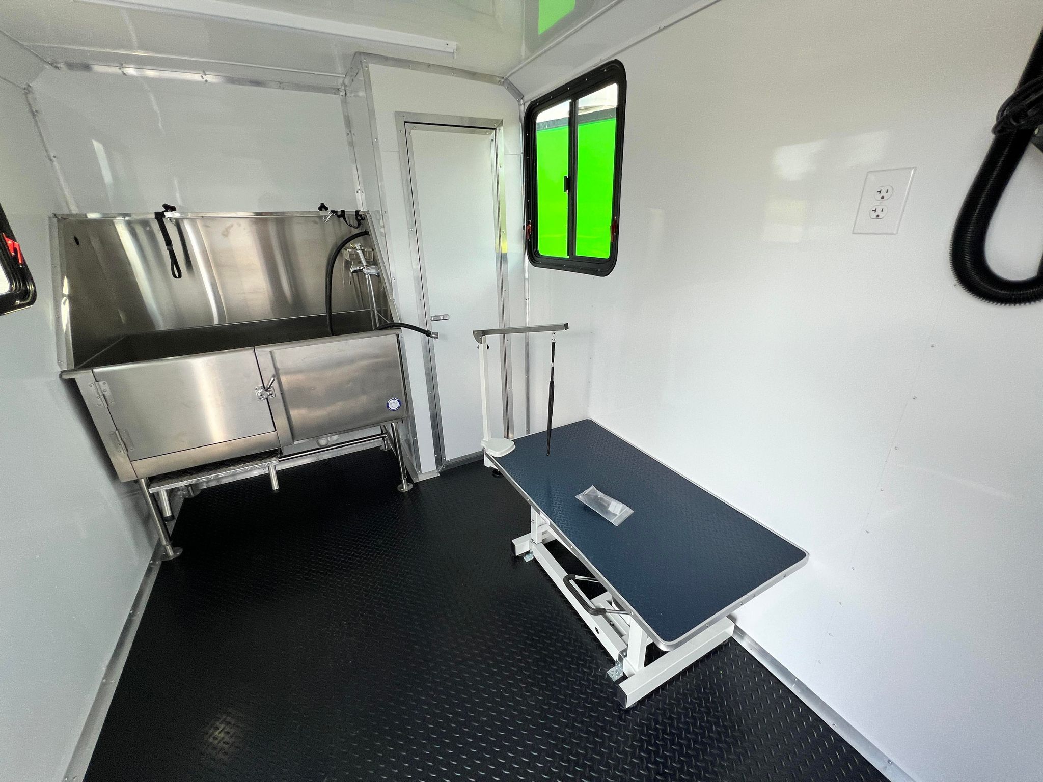 7x16 Pet Grooming Trailer - 62" TUB - Quality Cargo - Image 15