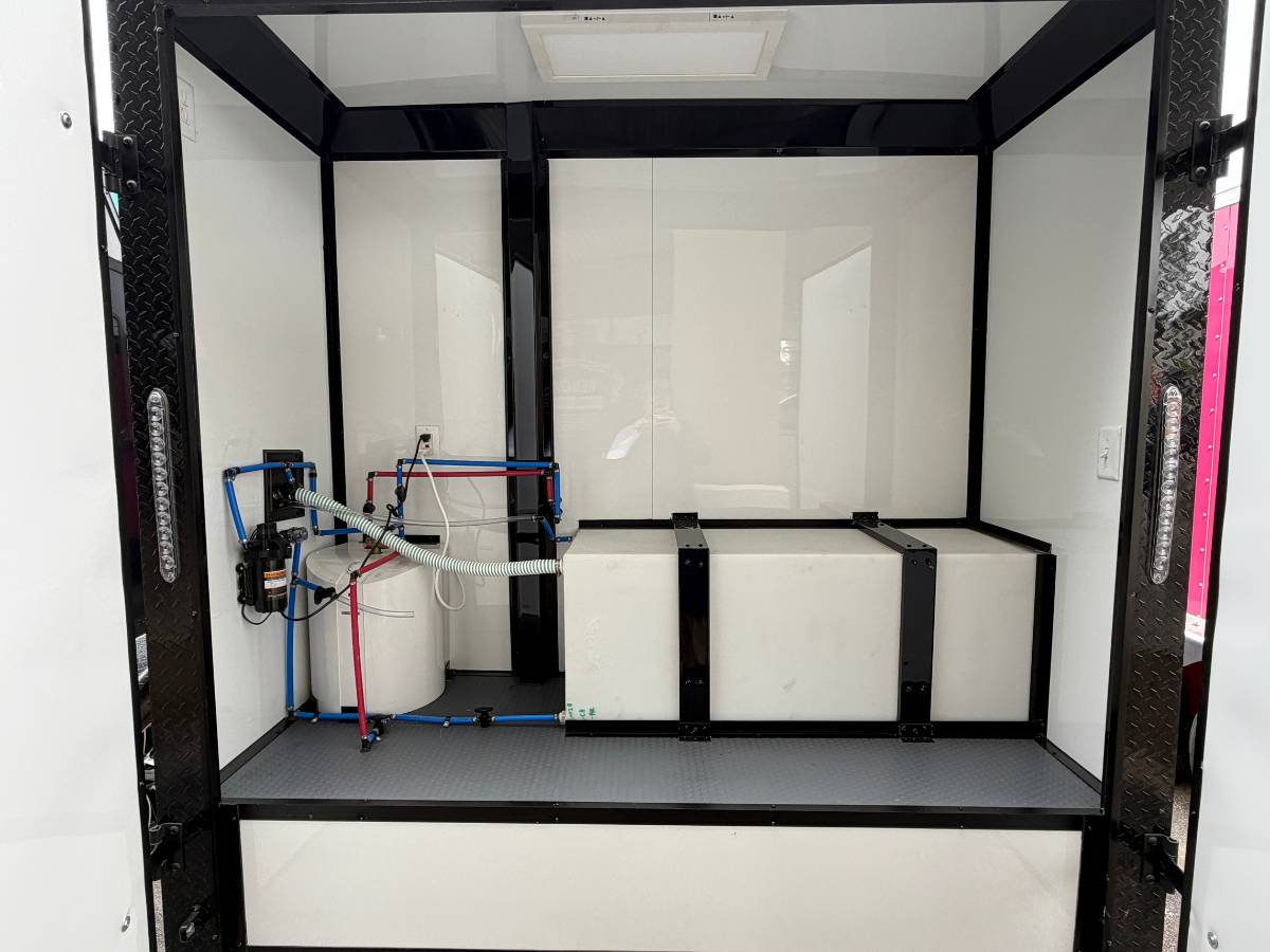 7x14 Pet Grooming Trailer - Genesis Series | Indigo Blue Blackout - Image 5