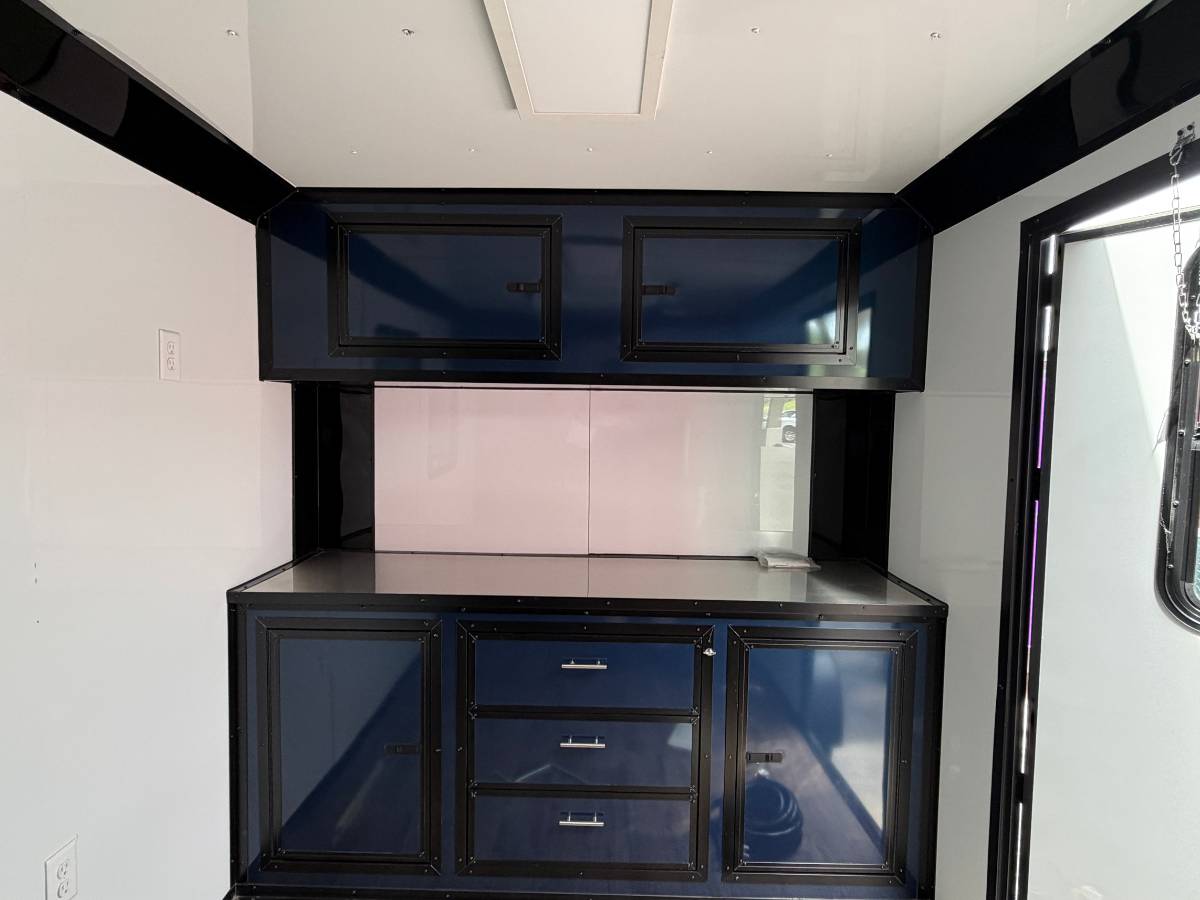 7x14 Pet Grooming Trailer - Genesis Series | Indigo Blue Blackout - Image 7