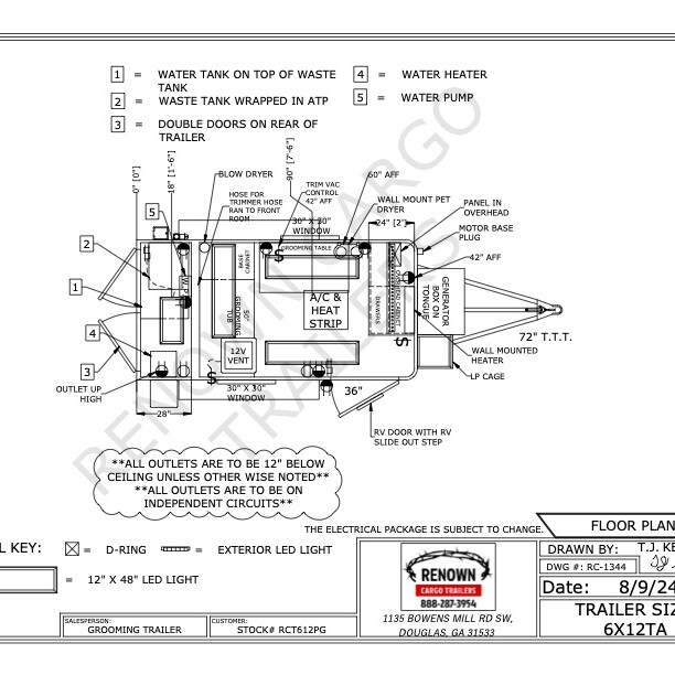 6X12TA (RC-T612PG)-FLOOR PLAN